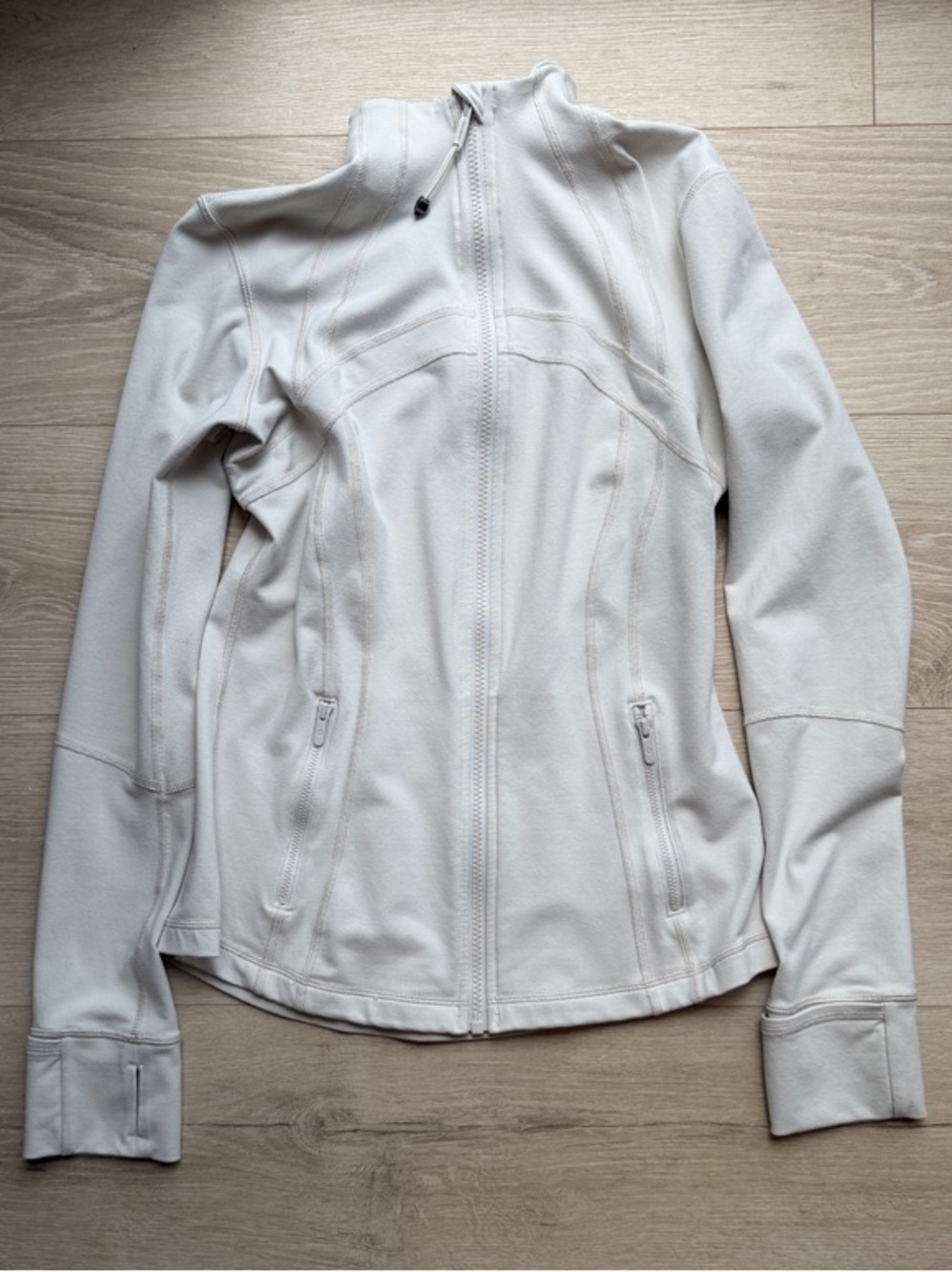 lululemon athletica Light Cream Full-Zip Utility Jacket